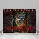 Aperturee - No One Leaves Scary Horror Halloween Atmosphere Backdrop